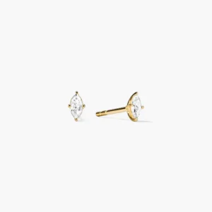 sapphire marquise cut studs earrings